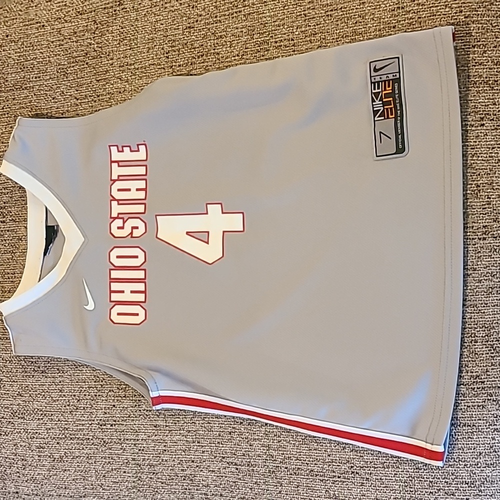 Ohio State Nike size 7 kids basketball Jersey #4